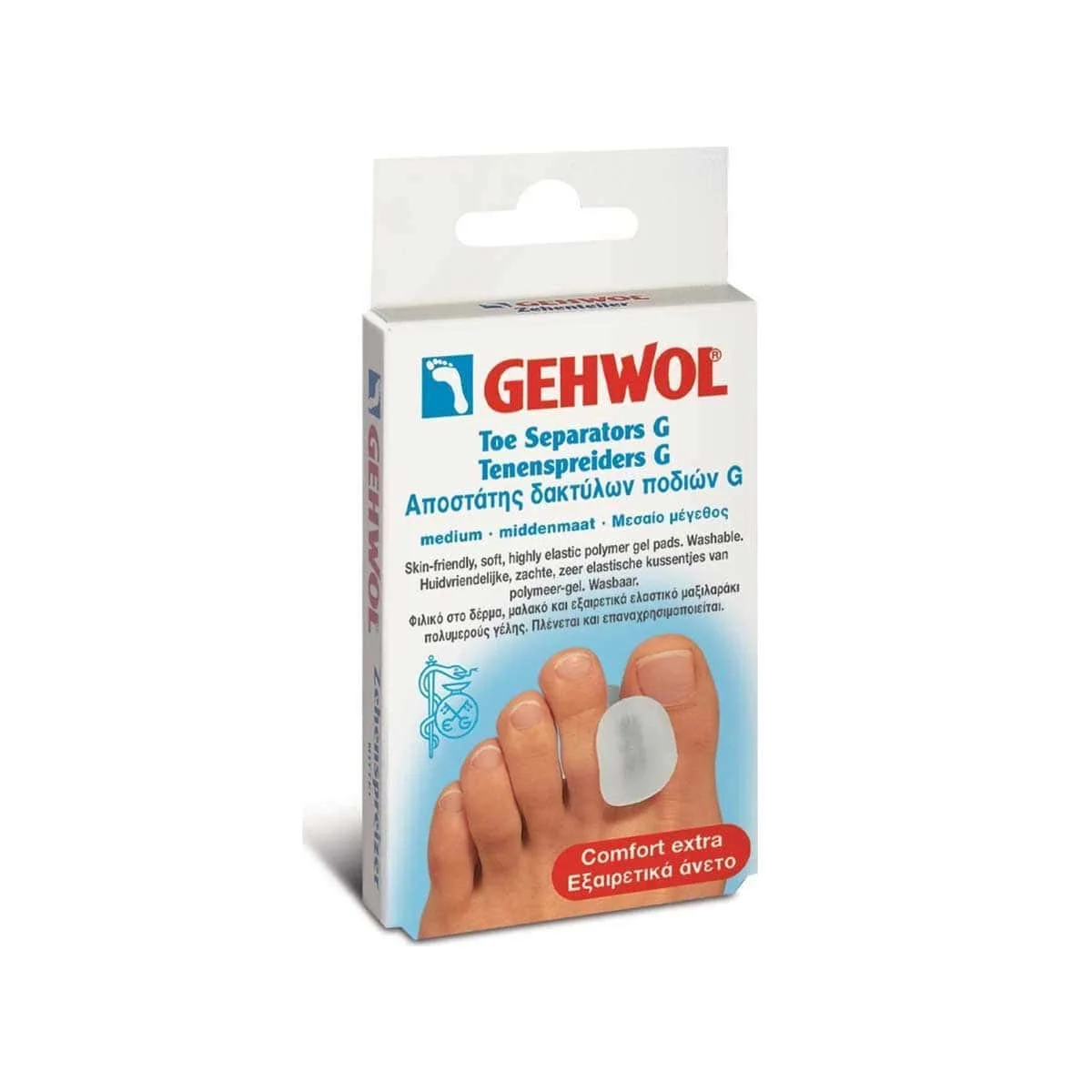 Φωτογραφία προϊόντος: Medipharmacy Gehwol Toe Separator G Small Αποστάτης Δακτύλων Ποδιού 3 τεμάχια