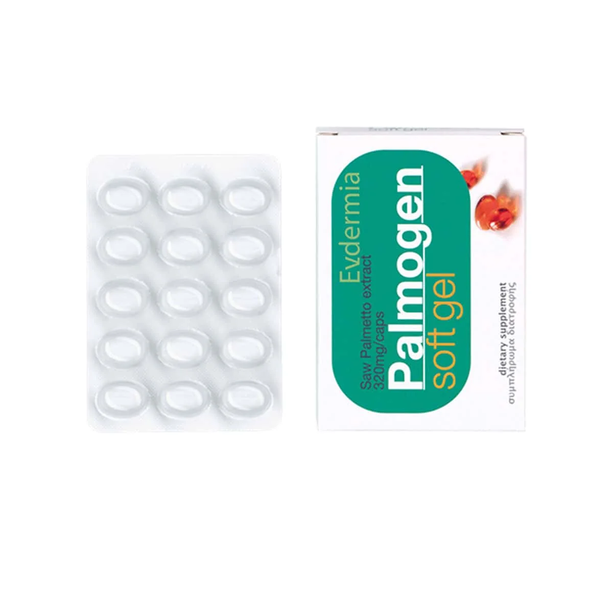 Φωτογραφία προϊόντος: Medipharmacy Evdermia Palmogen 320mg Saw Palmetto Extract 30 μαλακές κάψουλες
