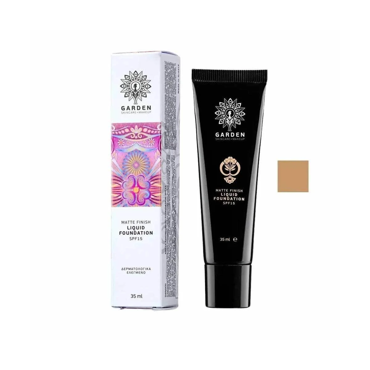 Φωτογραφία προϊόντος: Medipharmacy Garden Chroma Liquid Foundation Matte Finish SPF15 No 08 Earth 35 ml