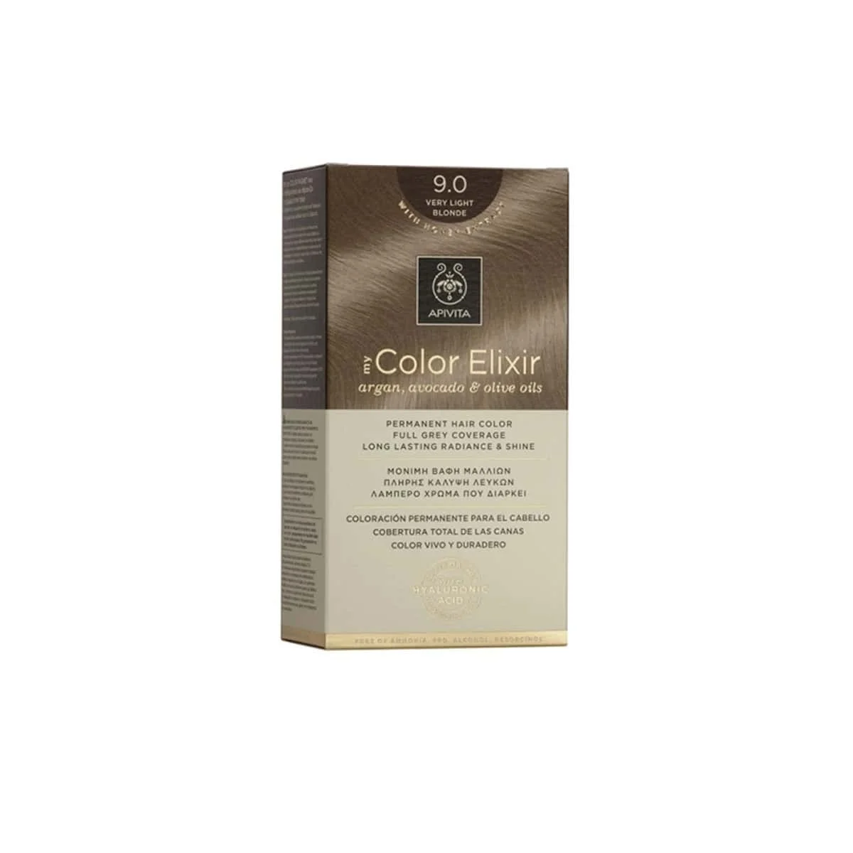 Φωτογραφία προϊόντος: Medipharmacy Apivita My Color Elixir Βαφή Μαλλιών 9.0 Ξανθό Πολύ Ανοιχτό 50 ml