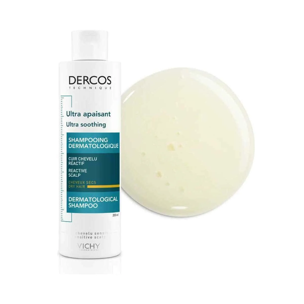 Φωτογραφία προϊόντος: Medipharmacy Vichy Dercos Ultra Soothing Σαμπουάν κατά της Ξηροδερμίας για Ξηρά Μαλλιά 200ml