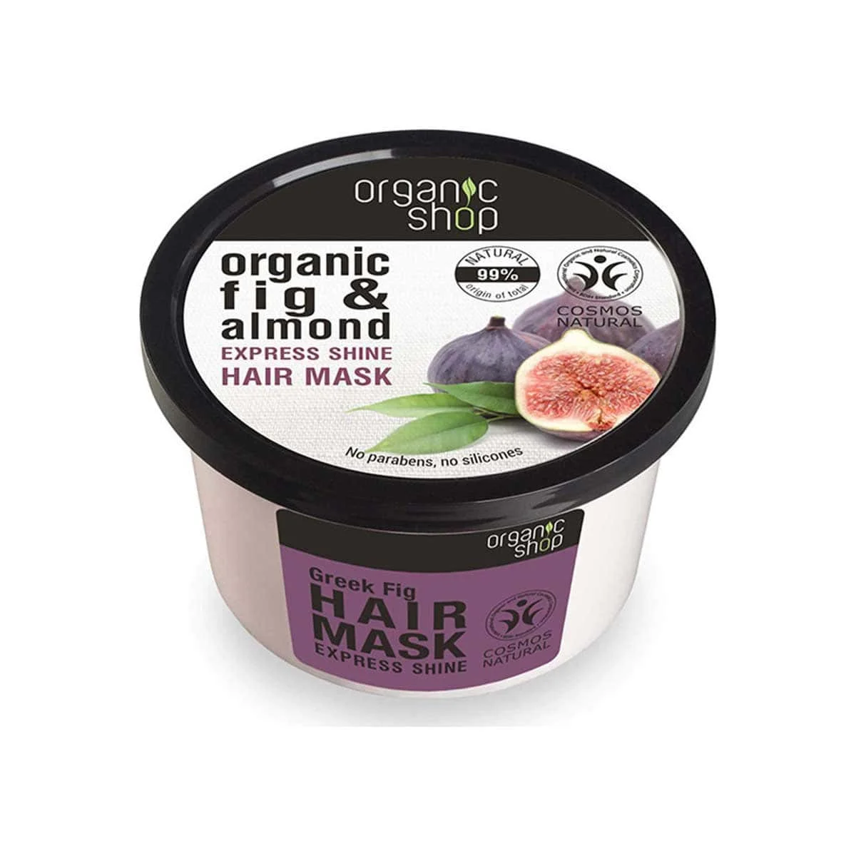 Φωτογραφία προϊόντος: Medipharmacy Natura Siberica Organic Shop Μάσκα Μαλλιών Organic Fig & Rosehip Express Shine για Λάμψη 250 ml