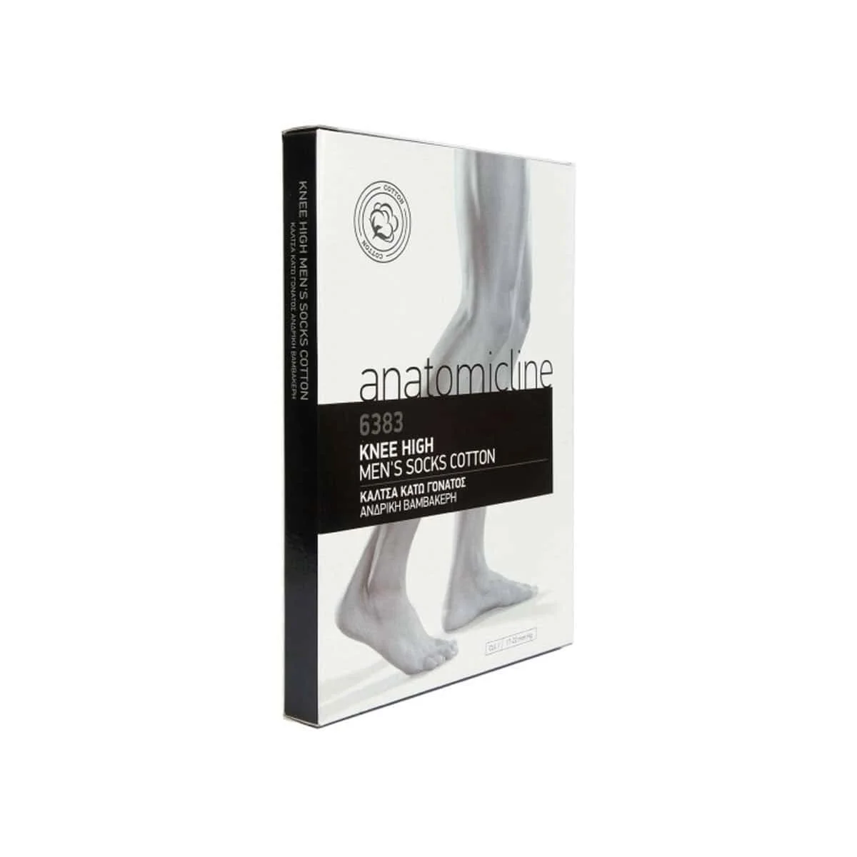 Φωτογραφία προϊόντος: Medipharmacy Anatomic Line 6383 Κάλτσες Κάτω Γόνατος Class 1 17-22 mm Hg Medium ( Νούμερο Παπουτσιού 40 - 41 ) Μαύρη