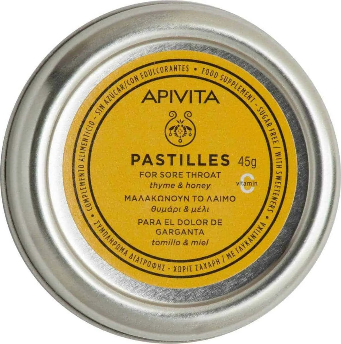 Φωτογραφία προϊόντος: Medipharmacy Apivita Pastilles Για Τον Λαιμό Με Θυμάρι & Μέλι 45 gr