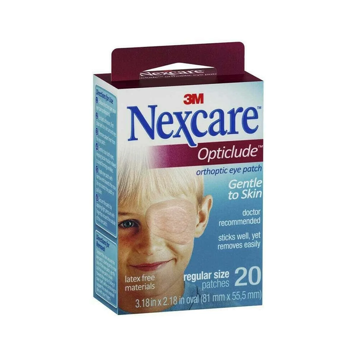 Φωτογραφία προϊόντος: Medipharmacy 3M Nexcare Opticlude Αυτοκόλλητα Οφθαλμικά Επιθέματα Regular Size Μπεζ 20 τμχ