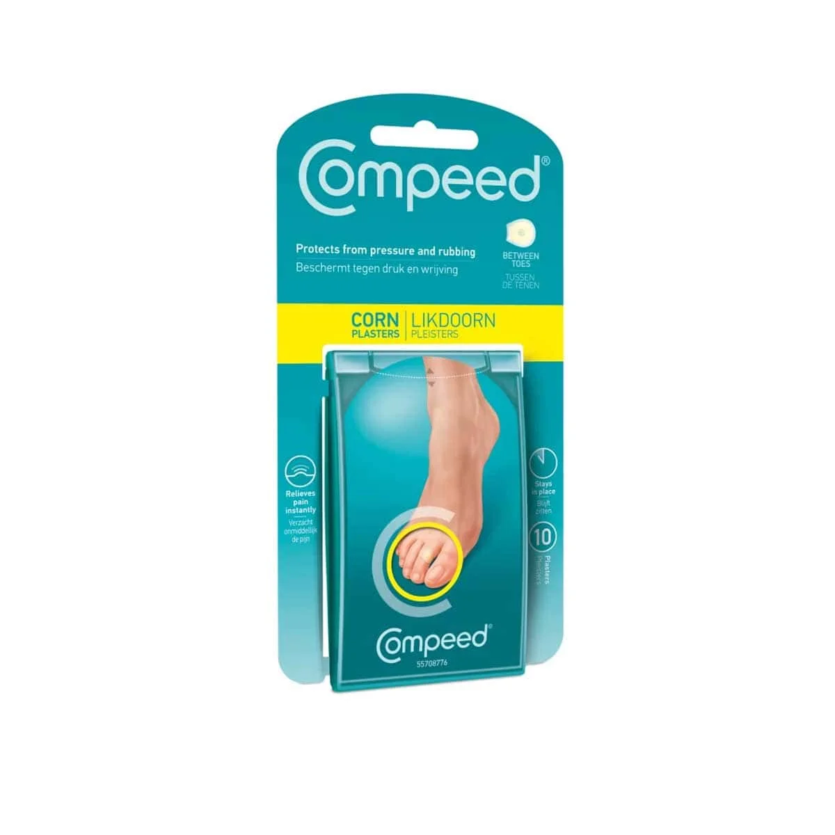 Φωτογραφία προϊόντος: Medipharmacy Compeed Επιθέματα Gel για Κάλους Ανάμεσα Στα Δάχτυλα Του Ποδιού 10 τμχ