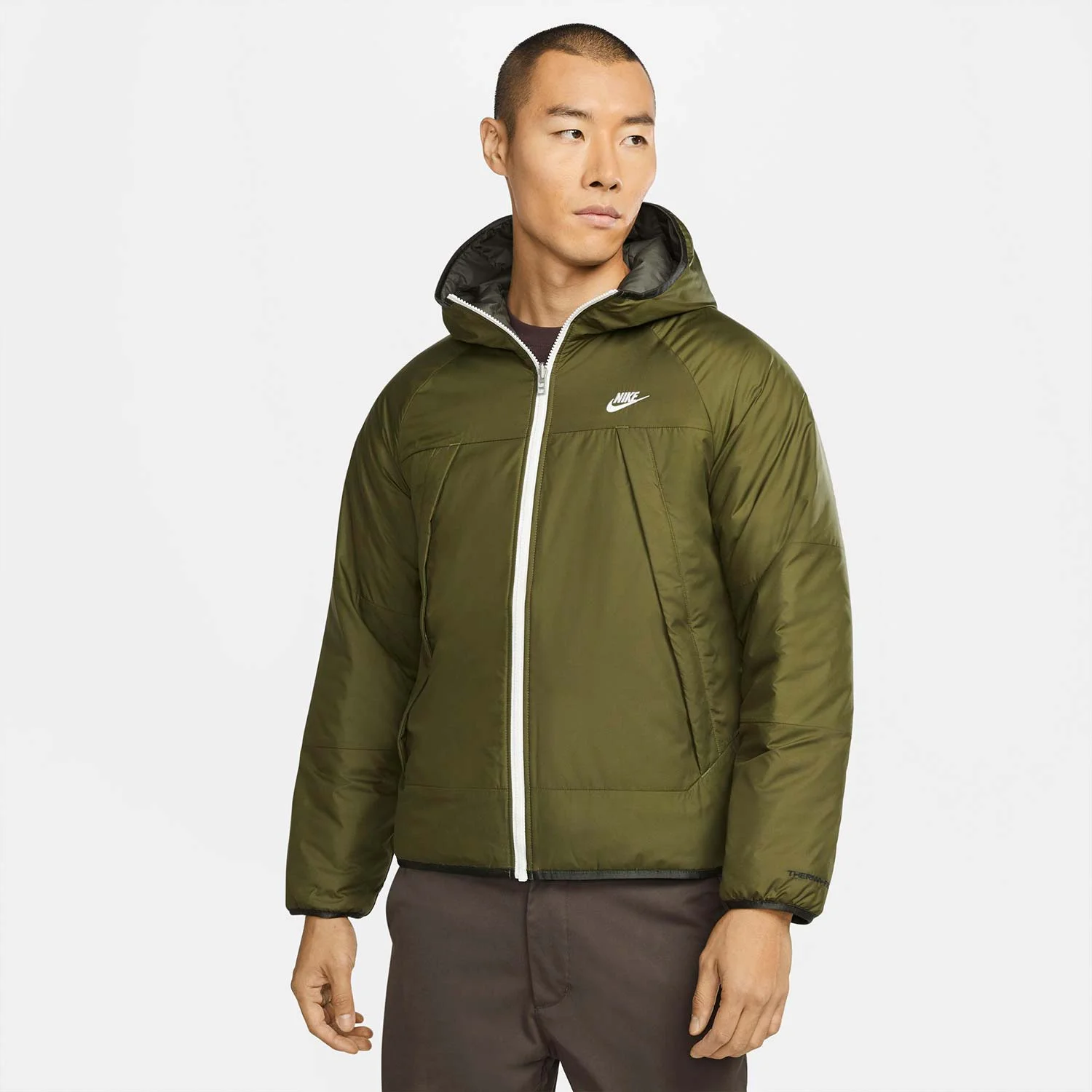 Φωτογραφία προϊόντος: NIKE SPORTSWEAR THERMA-FIT LEGACY REVERSIBLE JACKET ΧΑΚΙ
