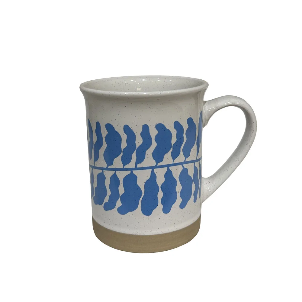 Φωτογραφία προϊόντος: Liberta YDRA ΚΟΥΠΑ 10x10x12cm STONEWARE ΛΕΥΚΟ ΓΑΛΑΖΙΟ ΜΠΕΖ - STONEWARE - 10Μx10Πx12Υ