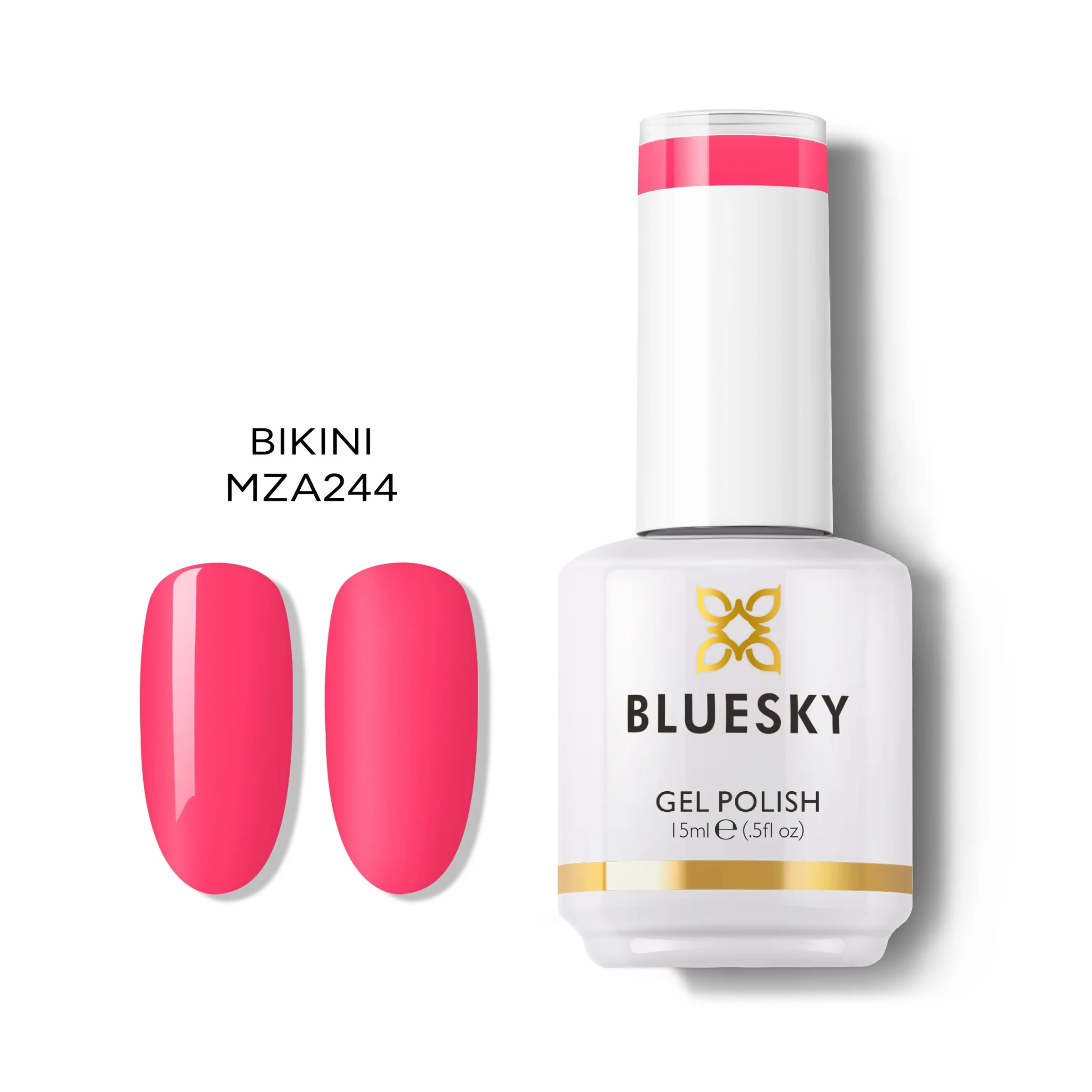 Φωτογραφία προϊόντος: Bluesky Hμιμόνιμο Bερνίκι BIKINI MZA244 (ΡΟΖ BARBIE ΕΝΤΟΝΟ) 15ml