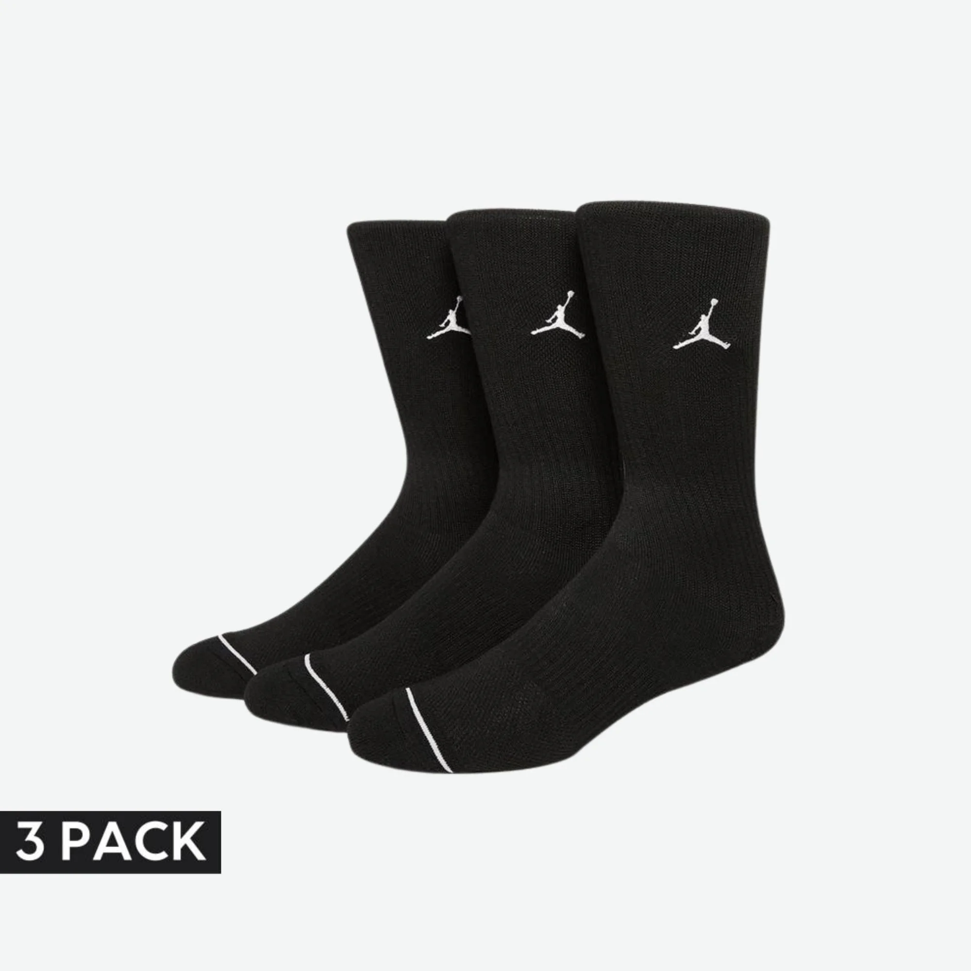 Φωτογραφία προϊόντος: JORDAN EVERYDAY CREW 3 PACK SOCKS - BLACK - 2940589-DX9632-010