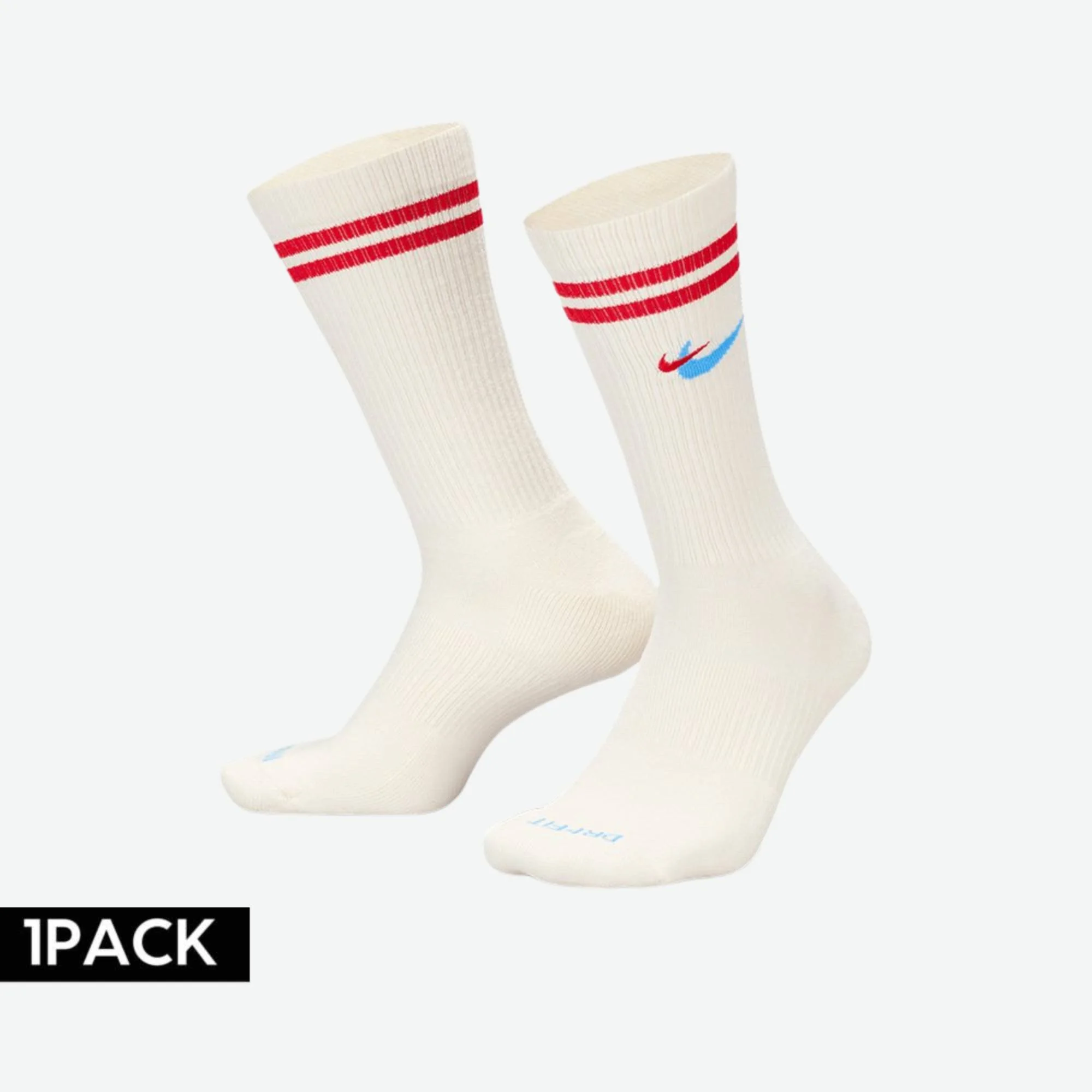 Φωτογραφία προϊόντος: NIKE EVERYDAY PLUS CUSHIONED CREW AF1 SOCKS - WHITE - 2922674-DQ9165-134