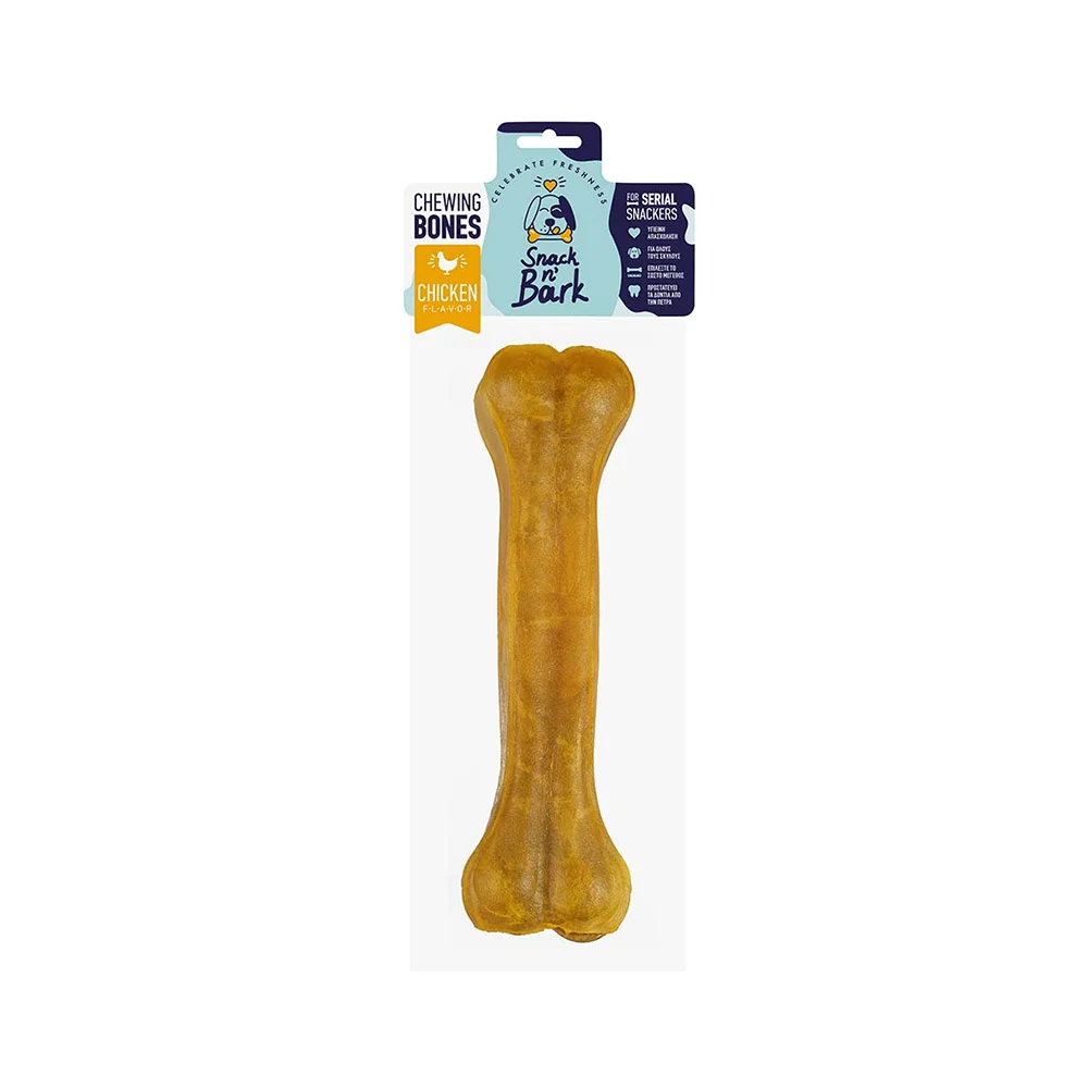 Φωτογραφία προϊόντος: Snack n' Bark Snack N Bark Κόκκαλο για Σκύλους Κοτόπουλο 21εκ. 140gr 1τμχ