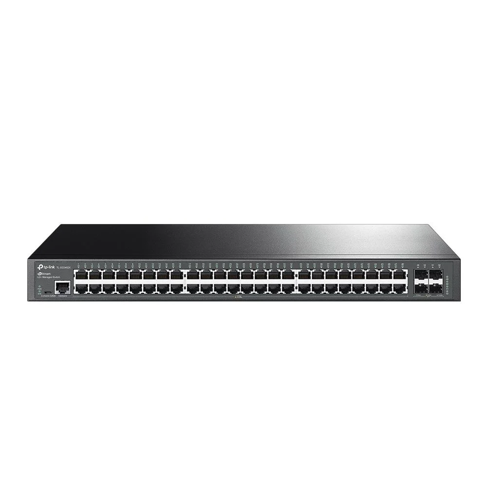 Φωτογραφία προϊόντος: TP-LINK TL-SG3452X V1 Managed L2 Switch με 48 Θύρες Gigabit (1Gbps) Ethernet και 4 SFP Θύρες