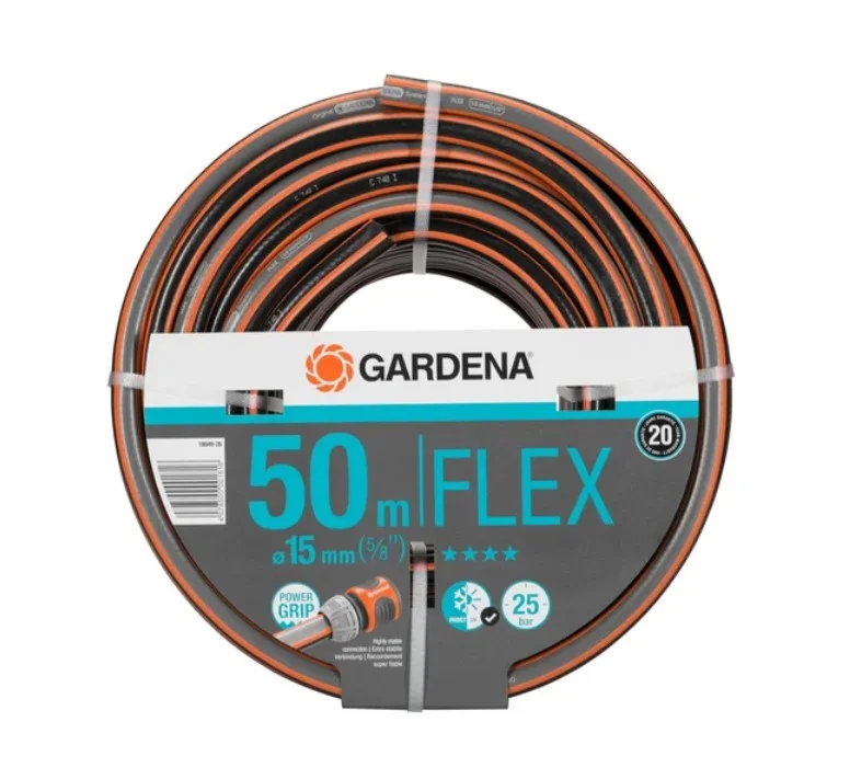 Φωτογραφία προϊόντος: Λάστιχο GARDENA FLEX COMFORT 15mm 5/8 - 50 Mέτρα (18049)