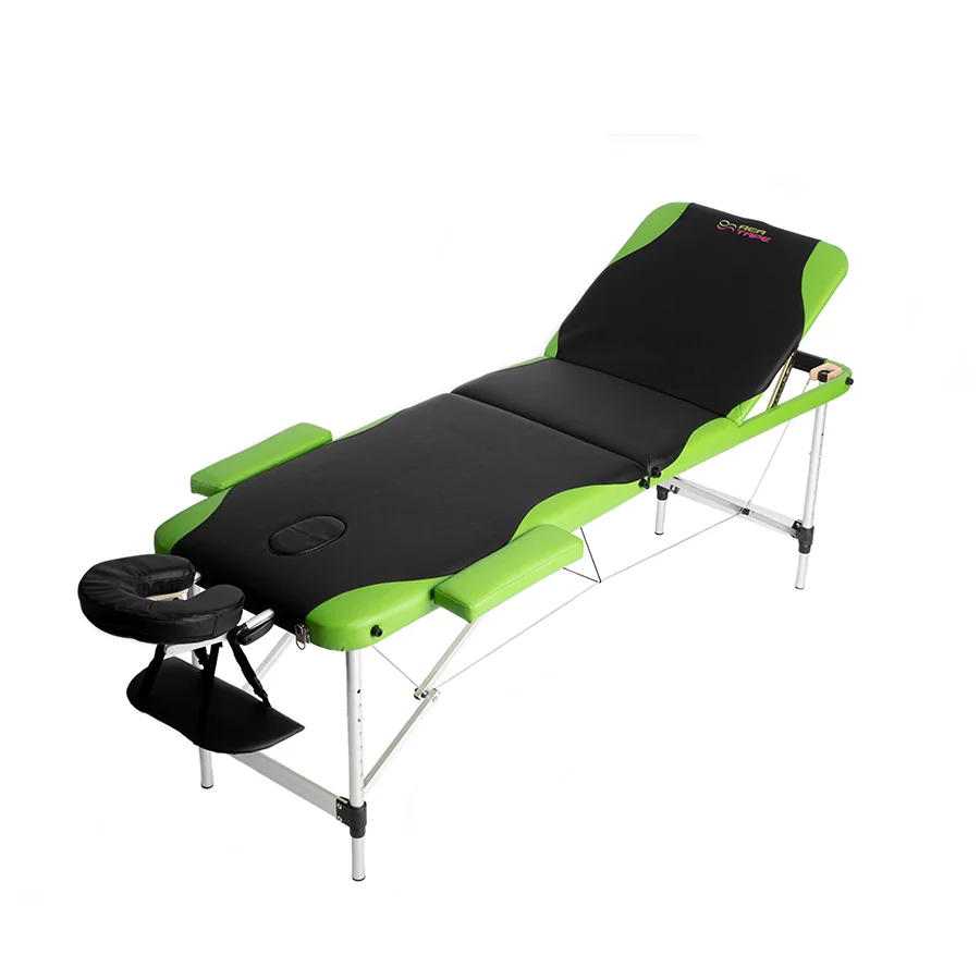 Φωτογραφία προϊόντος: OEM Rea Massage κρεβάτι μασάζ 186x60cm/15kg - Μαύρο/Λαχανί