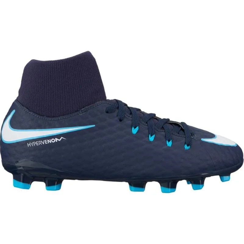 Φωτογραφία προϊόντος: Kids' Nike Jr. Hypervenom Phelon III Dynamic Fit (FG) Firm-Ground Foot 917772-414