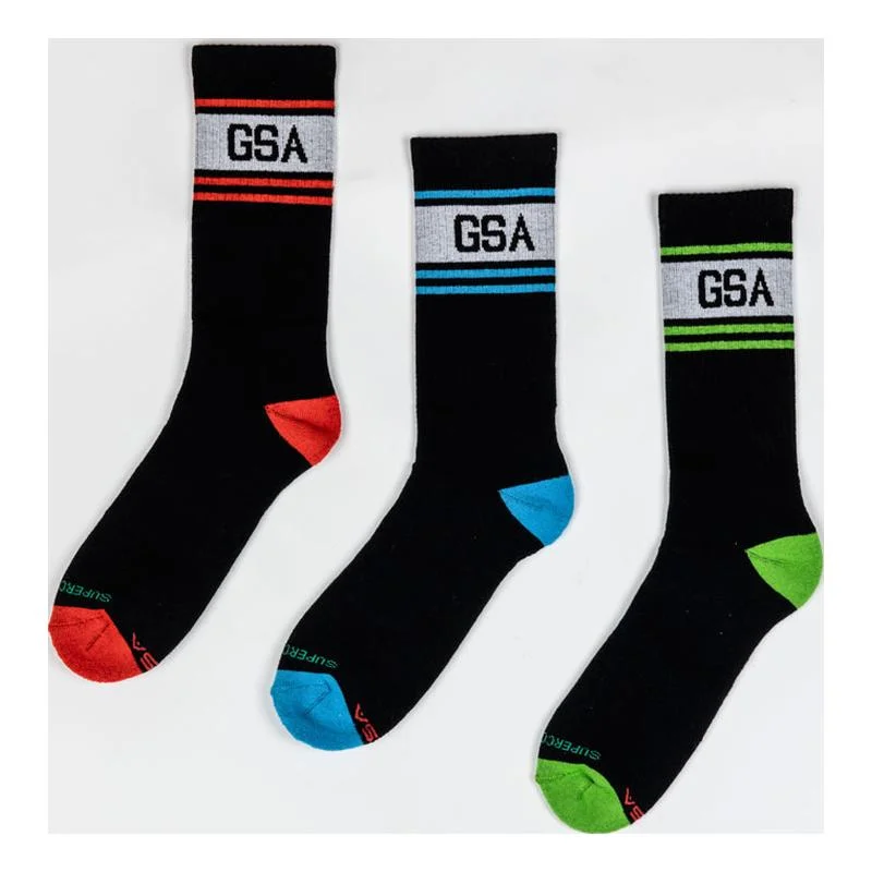 Φωτογραφία προϊόντος: MEN GSA SUPERLOGO CREW FULL CUSHION Stripes / 3 pack 811901-51
