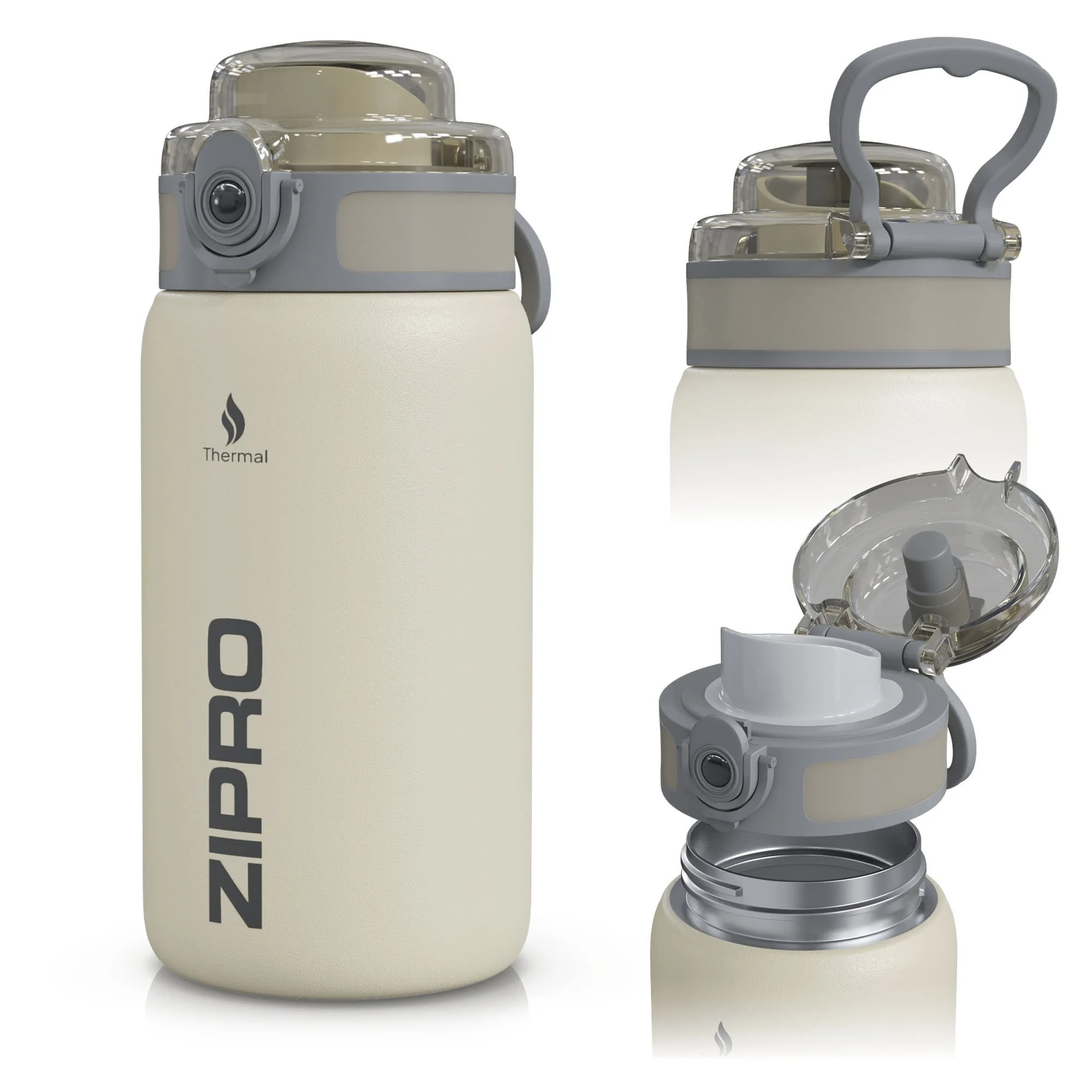 Φωτογραφία προϊόντος: Zipro Θερμός 500 ml Ανοξείδωτο Ατσάλι Μπεζ