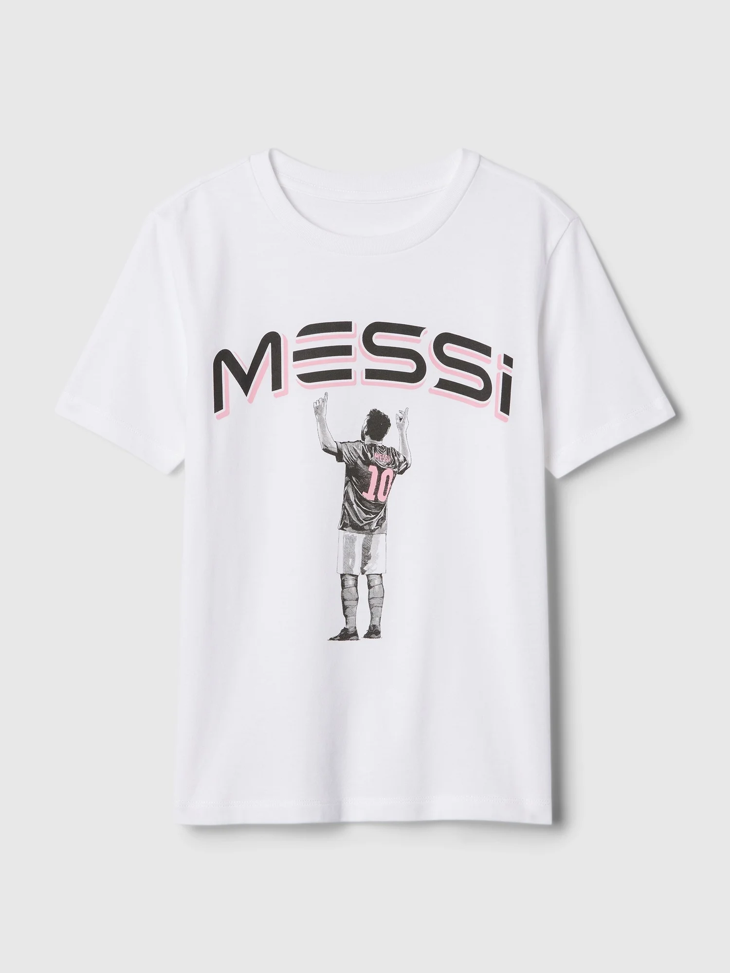 Φωτογραφία προϊόντος: GAP Άσπρη Παιδική Messi Graphic Μπλούζα optic white