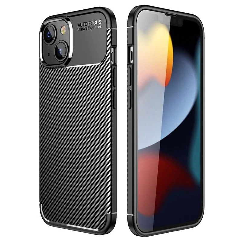 Φωτογραφία προϊόντος: Θήκη Ancus AutoFocus Carbon Fiber για Apple iPhone 14 Plus Μαύρη