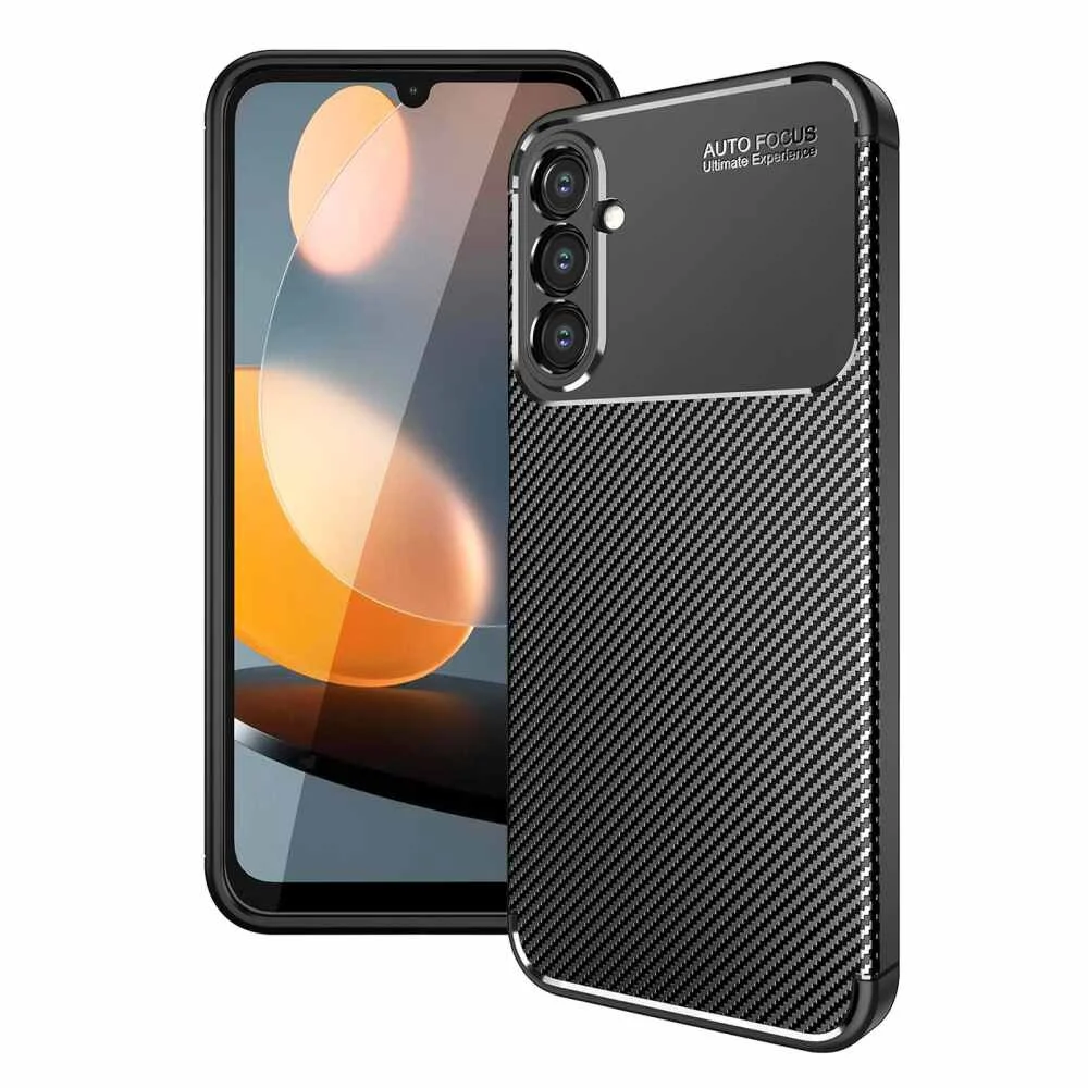 Φωτογραφία προϊόντος: Θήκη Ancus AutoFocus Carbon Fiber για Samsung SM-A245F Α24 4G Μαύρη