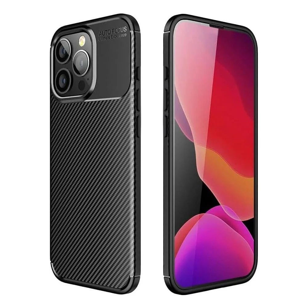 Φωτογραφία προϊόντος: Θήκη Ancus AutoFocus Carbon Fiber για Apple iPhone 16 Pro Max Μαύρη