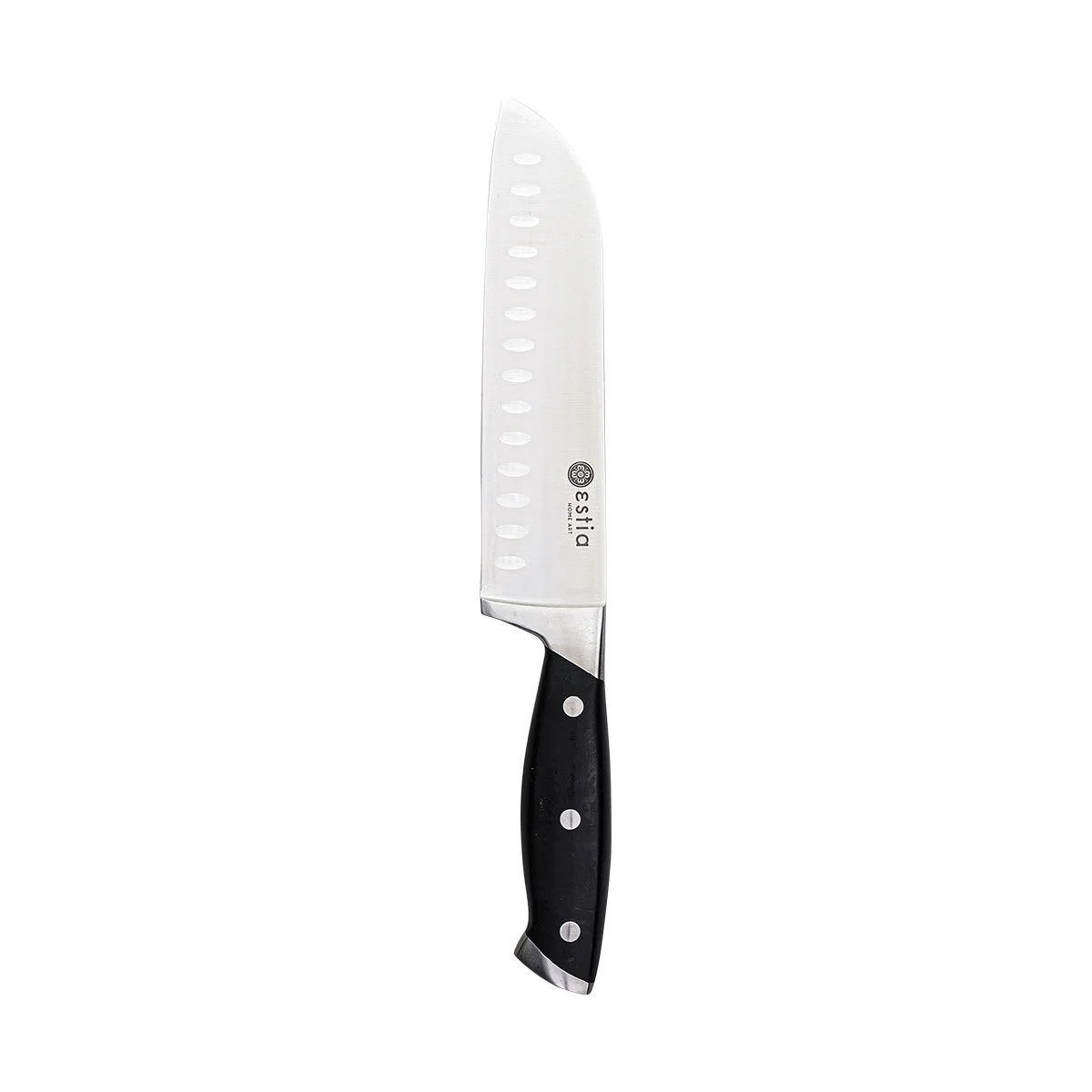 Φωτογραφία προϊόντος: ESTIA ΜΑΧΑΙΡΙ SANTOKU BUTCHER ΑΝΟΞΕΙΔΩΤΟ 2.3mm ΜΕ ΛΕΠΙΔΑ 3CR14