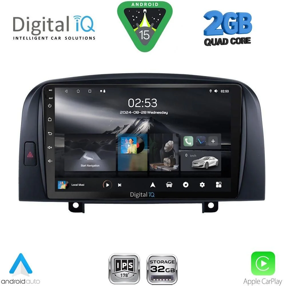 Φωτογραφία προϊόντος: DIGITAL IQ RSD 1248_CPA (9inc) MULTIMEDIA TABLET for HYUNDAI SONATA mod. 2006-2009