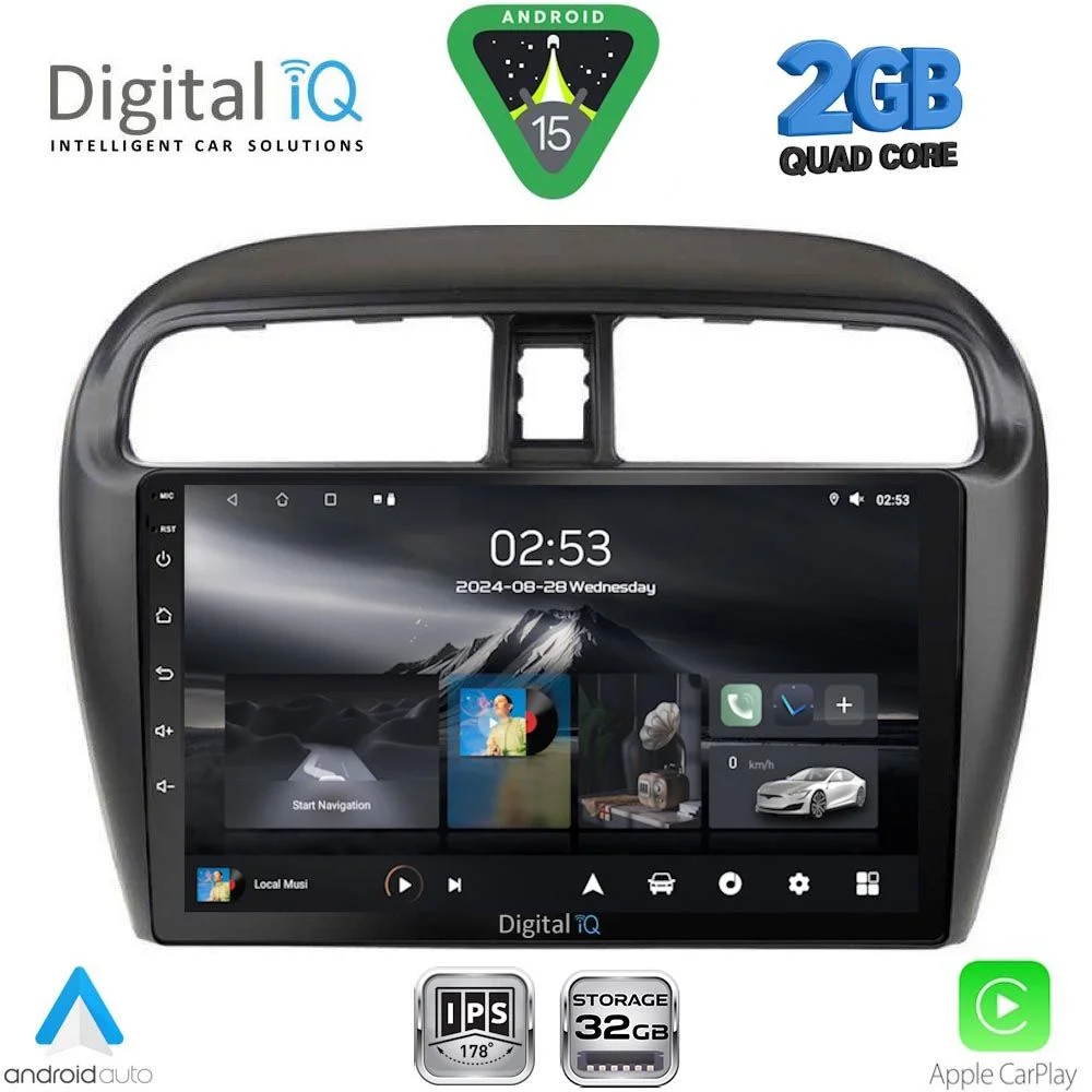 Φωτογραφία προϊόντος: DIGITAL IQ RSD 1448_CPA (9inc) MULTIMEDIA TABLET for MITSUBISHI SPACESTAR mod. 2013-2020