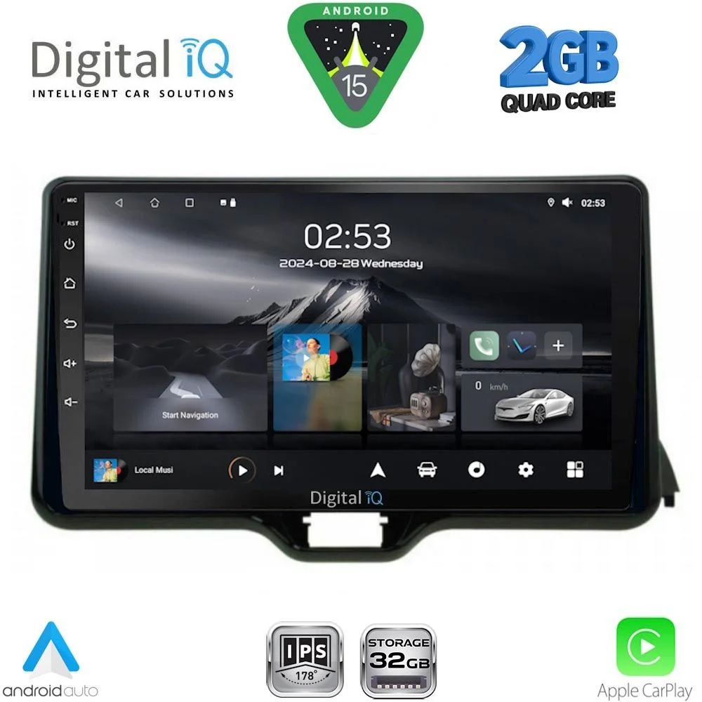 Φωτογραφία προϊόντος: DIGITAL IQ RSD 1738_CPA (10inc) MULTIMEDIA TABLET for TOYOTA YARIS mod. 2020-2026 - MAZDA 2 mod. 2023-2026