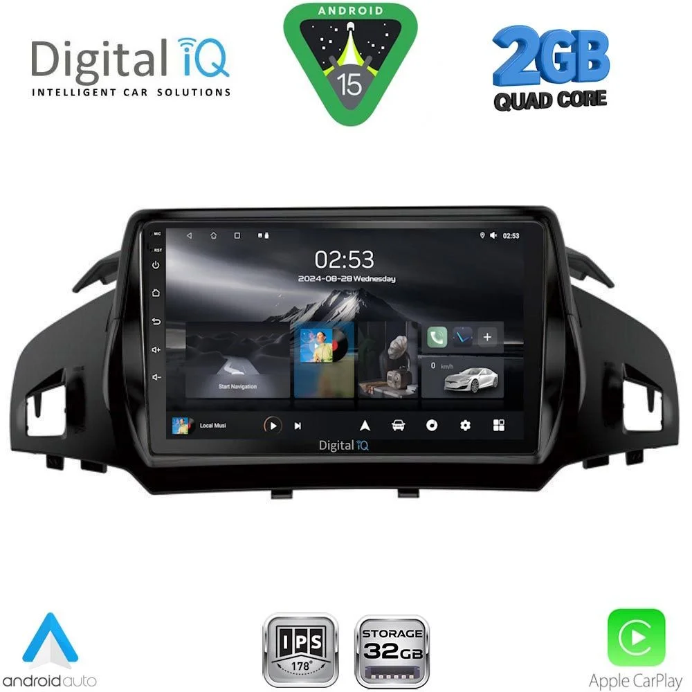 Φωτογραφία προϊόντος: DIGITAL IQ RSD 1160_CPA (9inc) MULTIMEDIA TABLET for FORD KUGA mod. 2013-2019 – CMAX mod. 2011-2020