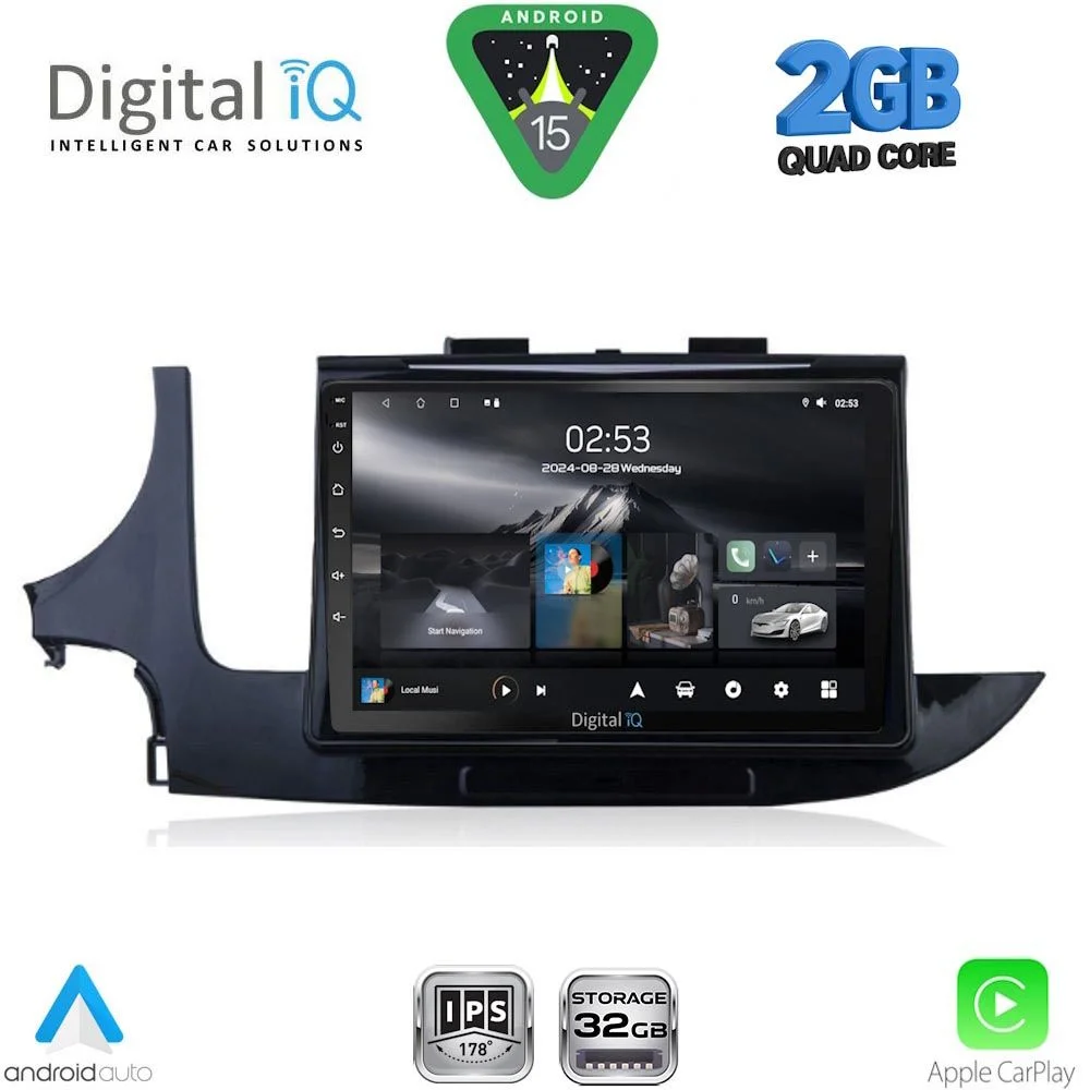 Φωτογραφία προϊόντος: DIGITAL IQ RSD 1497_CPA (9inc) MULTIMEDIA TABLET for OPEL MOKKA mod. 2016-2021