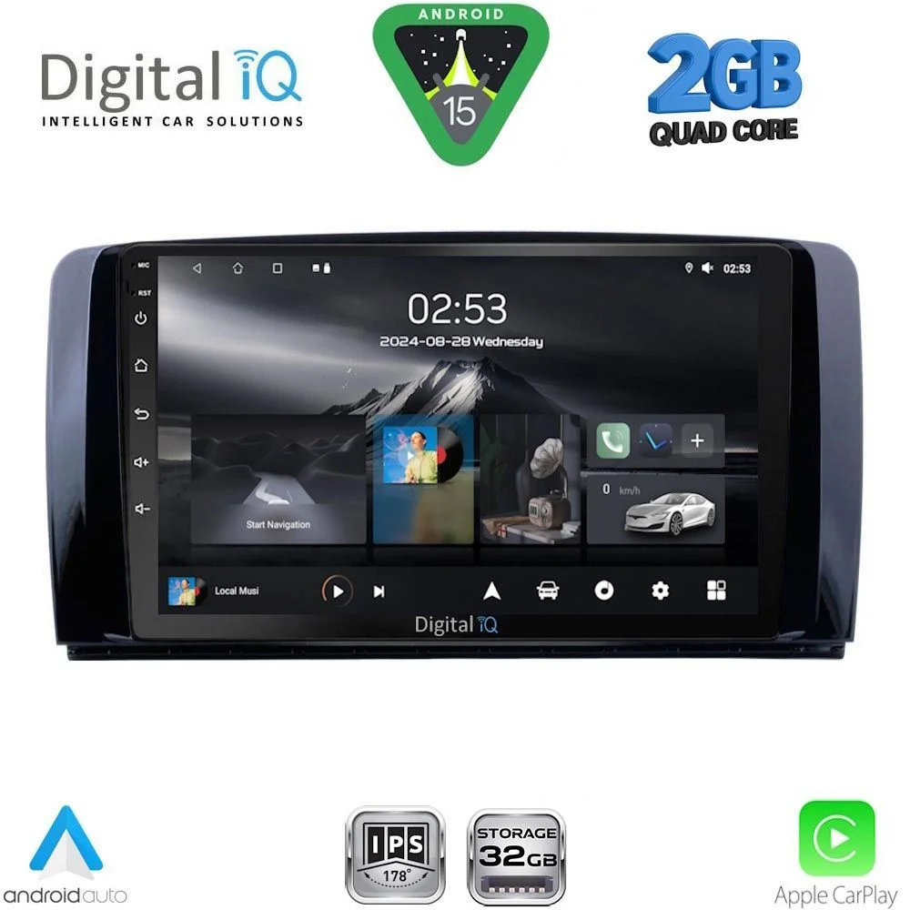 Φωτογραφία προϊόντος: DIGITAL IQ RSD 1422_CPA (9inc) MULTIMEDIA TABLET for MERCEDES R (W251) mod. 2006-2015