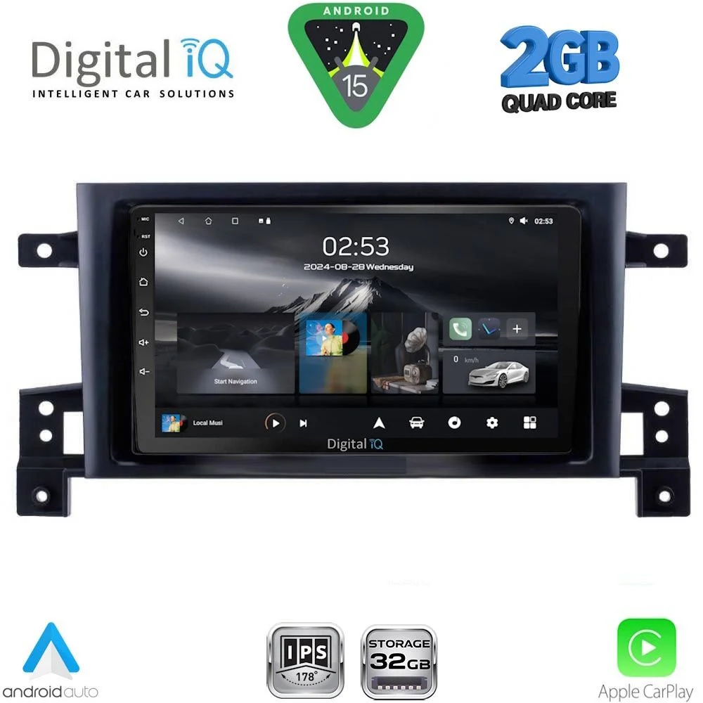 Φωτογραφία προϊόντος: DIGITAL IQ RSD 1696_CPA (9inc) MULTIMEDIA TABLET for SUZUKI GRAND VITARA mod. 2005-2015