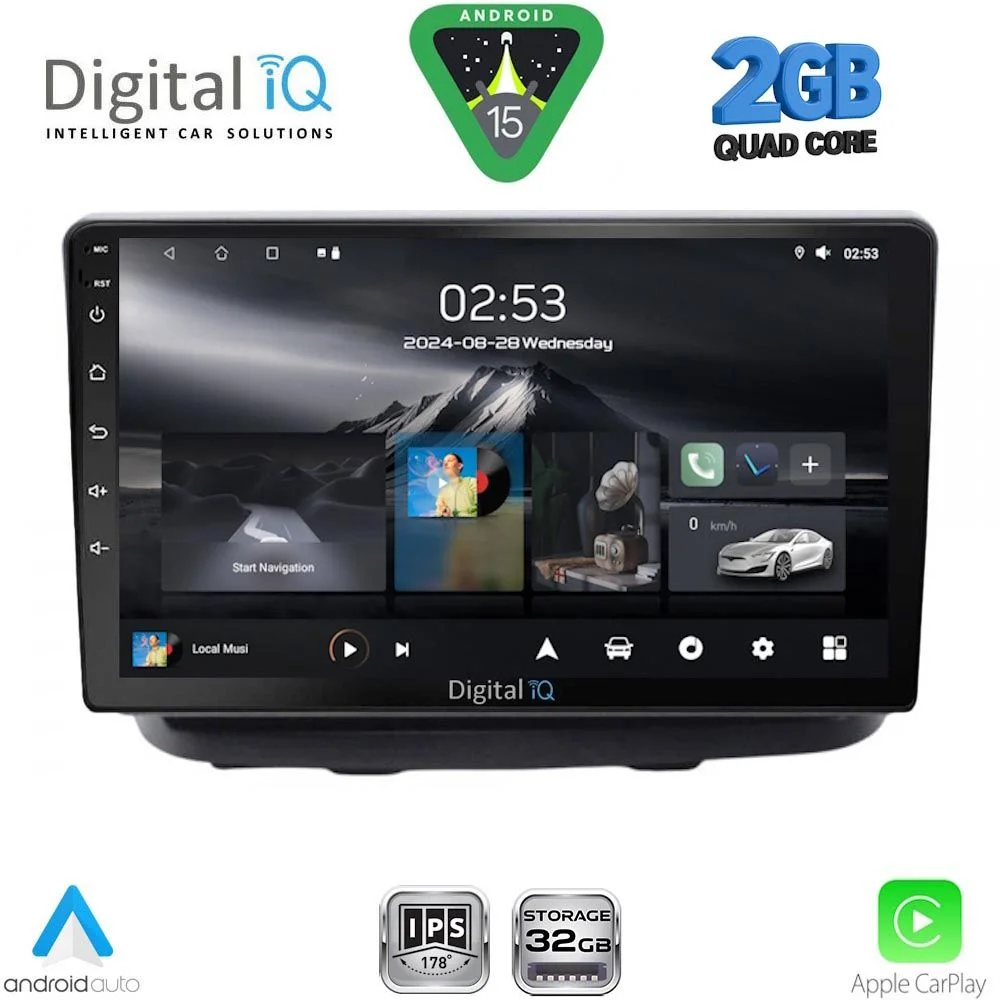 Φωτογραφία προϊόντος: DIGITAL IQ RSD 1135_CPA (10inc) MULTIMEDIA TABLET for FIAT DOBLO mod. 2002-2009