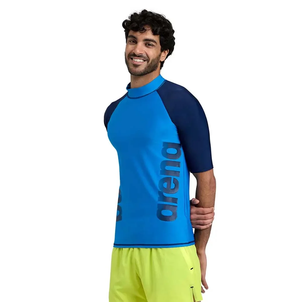 Φωτογραφία προϊόντος: Arena Men's Shortsleeve Graphic UV Protection Rash Vest Tee Μπλε 006292-870 (Arena)