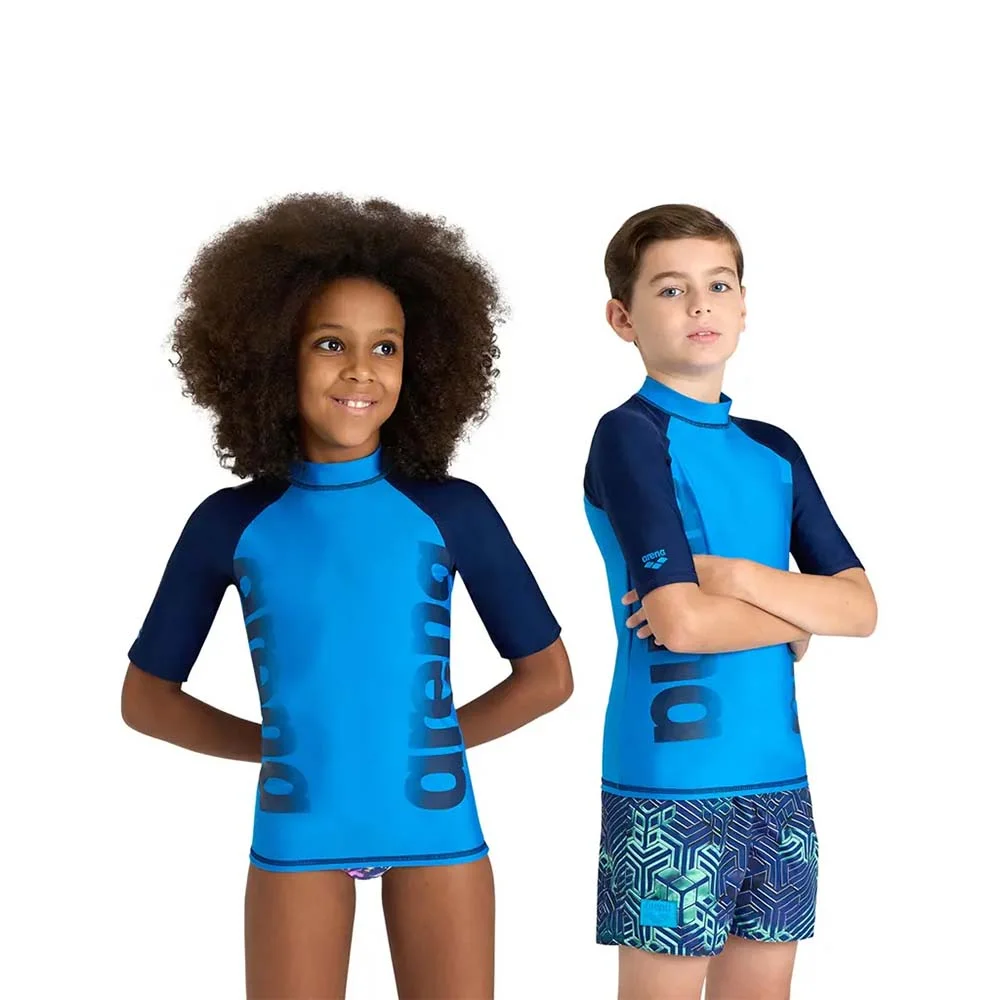 Φωτογραφία προϊόντος: Arena Junior Rash Shortsleeve UV Protection Swim Suit Vest Μπλε 006295-870 (Arena)