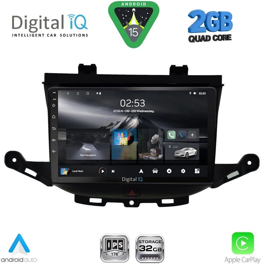 Φωτογραφία προϊόντος: DIGITAL IQ RSD 1483_CPA (9inc) MULTIMEDIA TABLET for OPEL ASTRA K mod. 2015-2022