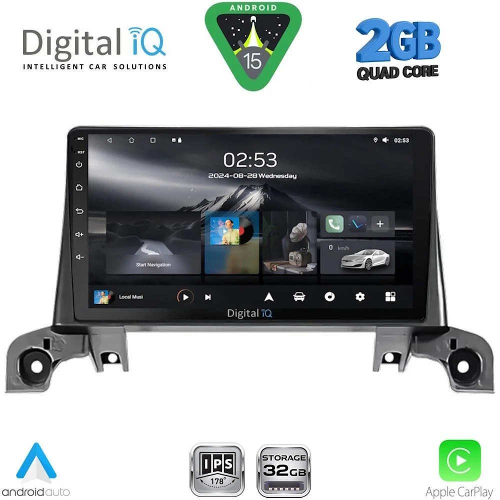 Φωτογραφία προϊόντος: DIGITAL IQ RSD 1519_CPA (9inc) MULTIMEDIA TABLET for PEUGEOT 3008 - 5008 mod. 2016-2024