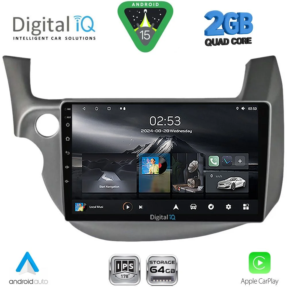 Φωτογραφία προϊόντος: DIGITAL IQ RSD 1211_CPA (10inc) MULTIMEDIA TABLET for HONDA JAZZ mod. 2008-2012