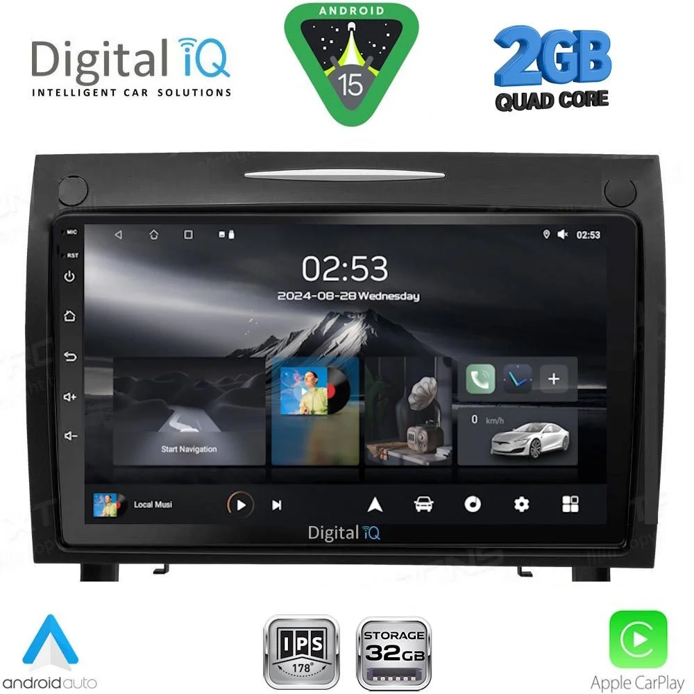Φωτογραφία προϊόντος: DIGITAL IQ RSD 1419_CPA (9inc) MULTIMEDIA TABLET for MERCEDES SLK R171 mod. 2004-2010