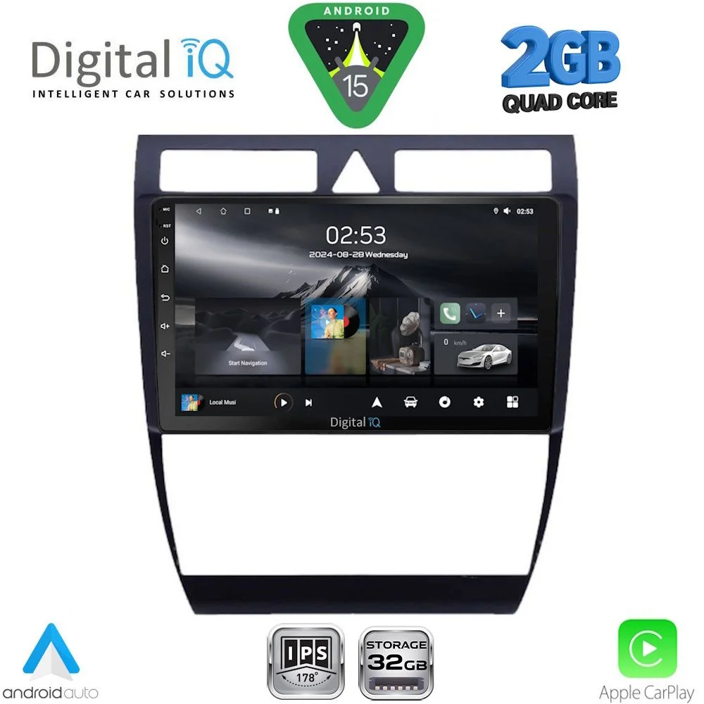 Φωτογραφία προϊόντος: DIGITAL IQ RSD 1006_CPA (9inc) MULTIMEDIA TABLET for AUDI A6 mod. 1998-2005