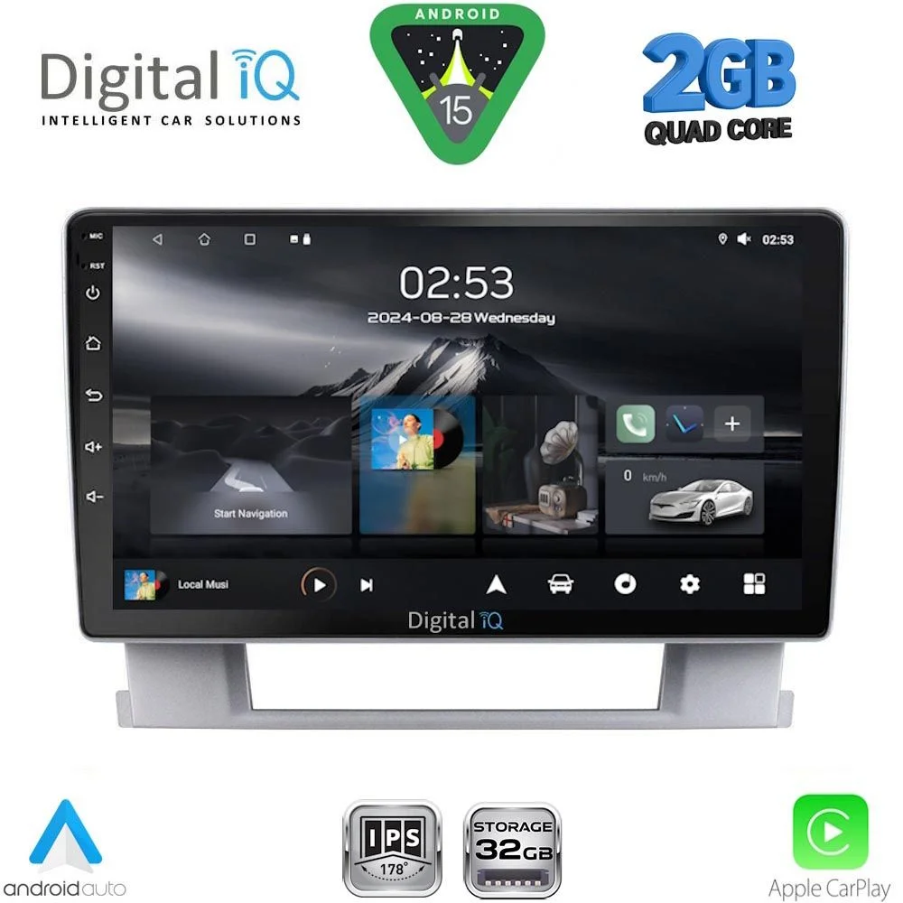 Φωτογραφία προϊόντος: DIGITAL IQ RSD 1482_CPA (9inc) MULTIMEDIA TABLET for OPEL ASTRA J mod. 2010-2016