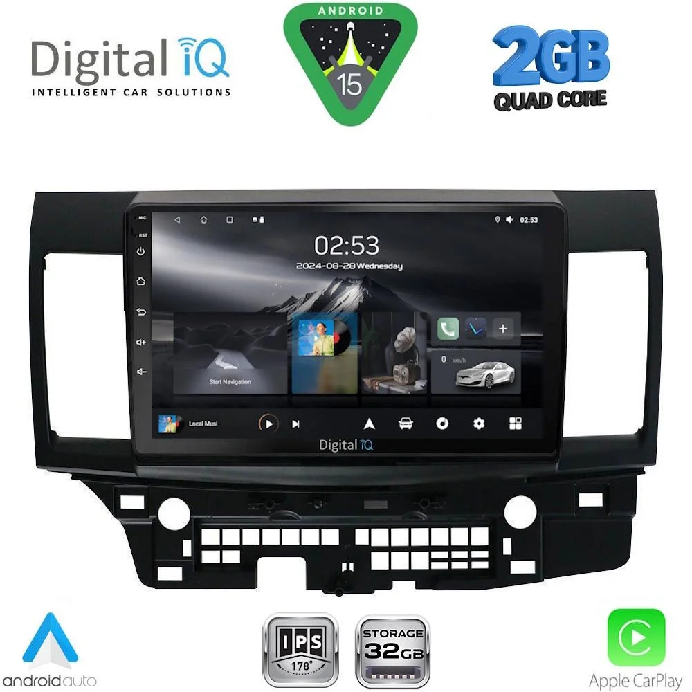 Φωτογραφία προϊόντος: DIGITAL IQ RSD 1434_CPA (10inc) MULTIMEDIA TABLET for MITSUBISHI LANCER mod. 2008-2017