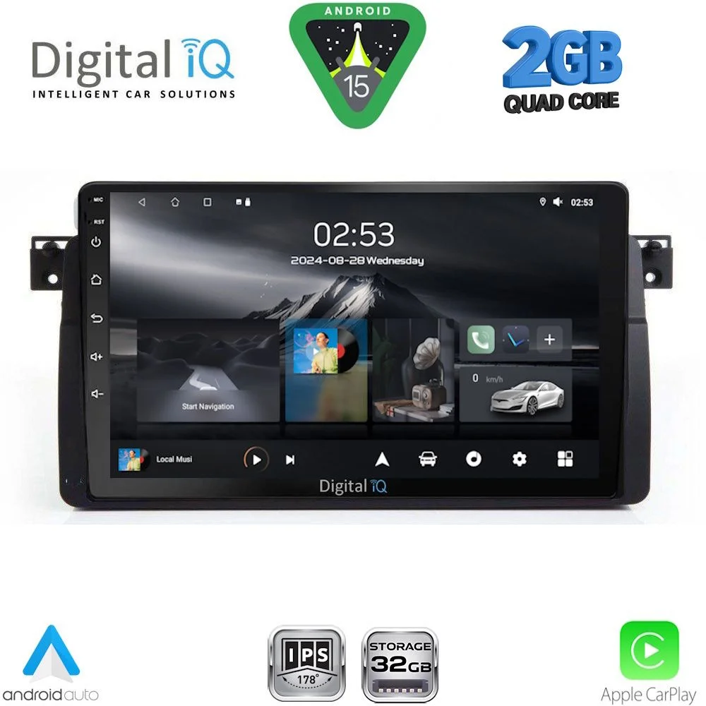 Φωτογραφία προϊόντος: DIGITAL IQ RSD 1042_CPA (9inc) MULTIMEDIA TABLET for BMW E46 mod. 1998-2005