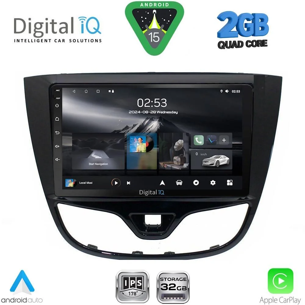 Φωτογραφία προϊόντος: DIGITAL IQ RSD 1489_CPA (10inc) MULTIMEDIA TABLET for OPEL KARL mod. 2014-2019