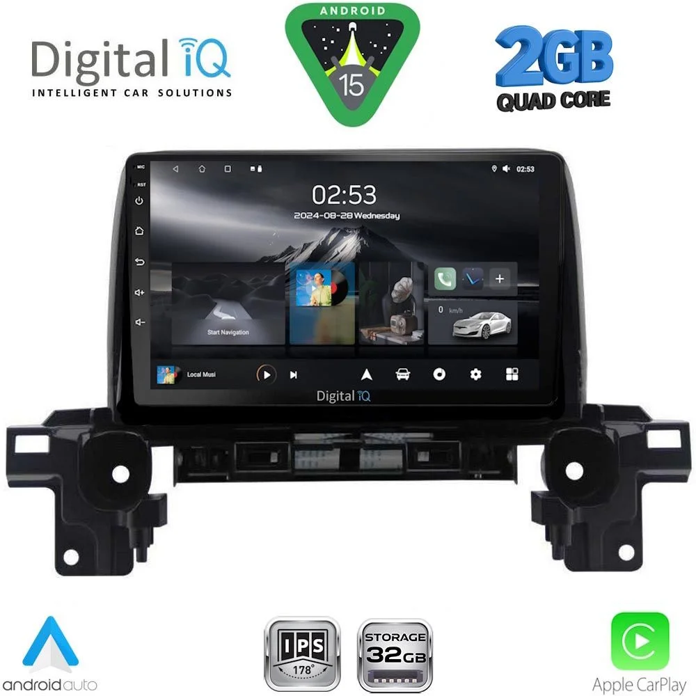 Φωτογραφία προϊόντος: DIGITAL IQ RSD 1381_CPA (9inc) MULTIMEDIA TABLET for MAZDA CX5 mod. 2017-2025