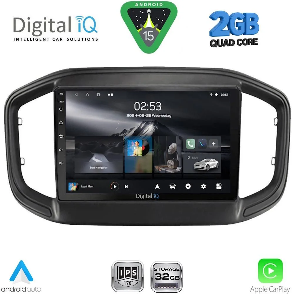 Φωτογραφία προϊόντος: DIGITAL IQ RSD 1147_CPA (9inc) MULTIMEDIA TABLET for FIAT STRADA mod. 2020-2026