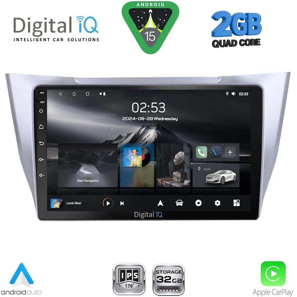Φωτογραφία προϊόντος: DIGITAL IQ RSD 1345SL_CPA (10inc) MULTIMEDIA TABLET for LEXUS RX 300 – 400 mod. 2003-2008