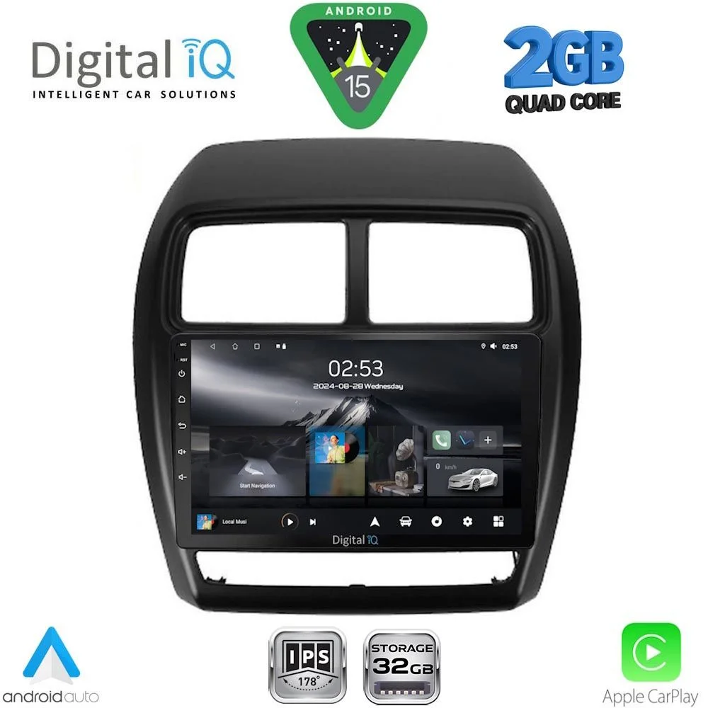Φωτογραφία προϊόντος: DIGITAL IQ RSD 1431_CPA (9inc) MULTIMEDIA TABLET for MITSUBISHI ASX mod. 2020-2023